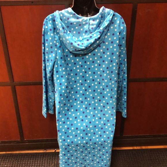 Women’s Long Sleeve Hooded Nightshirt - Picture 2 of 7